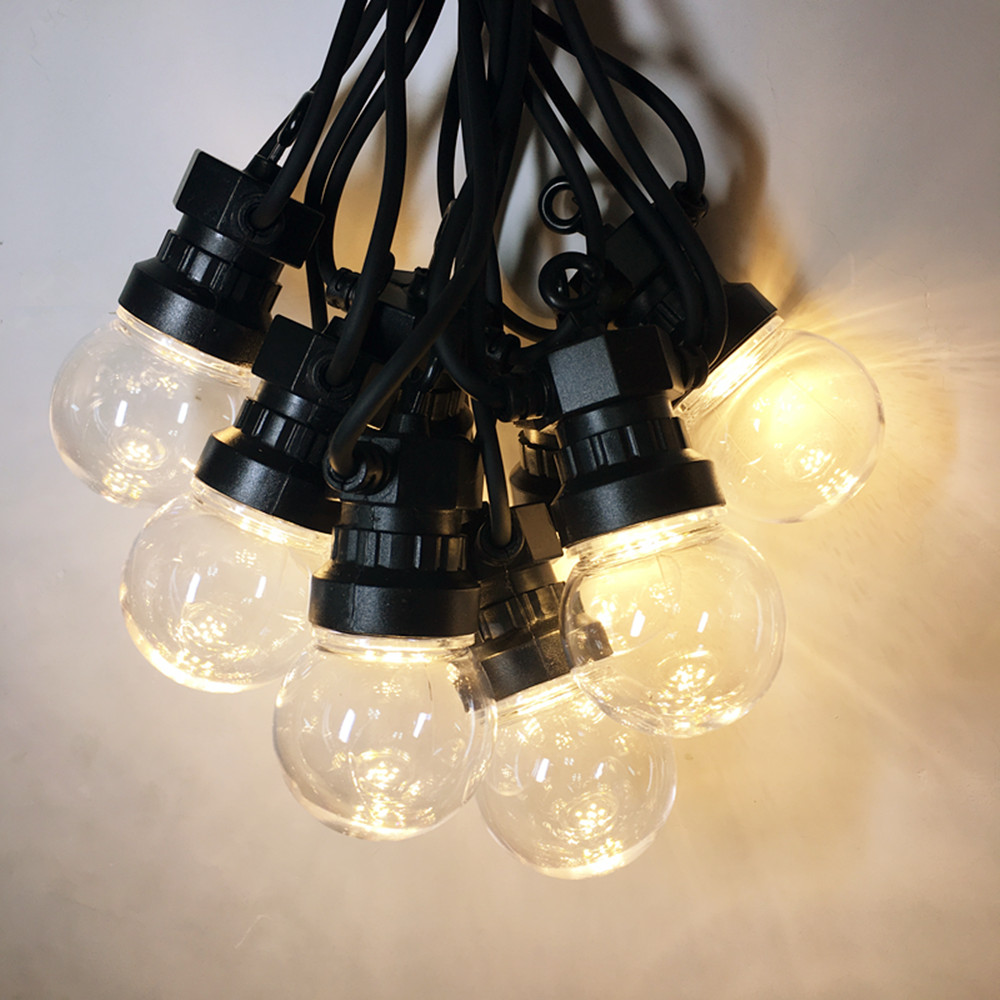 Outdoor Lighting Wedding Decor - IP65 G50 Cable blanco bola lechosa