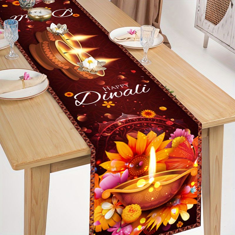 Lighting Decoration For Diwali - Camino de Mesa VIKAMA Happy Diwali,