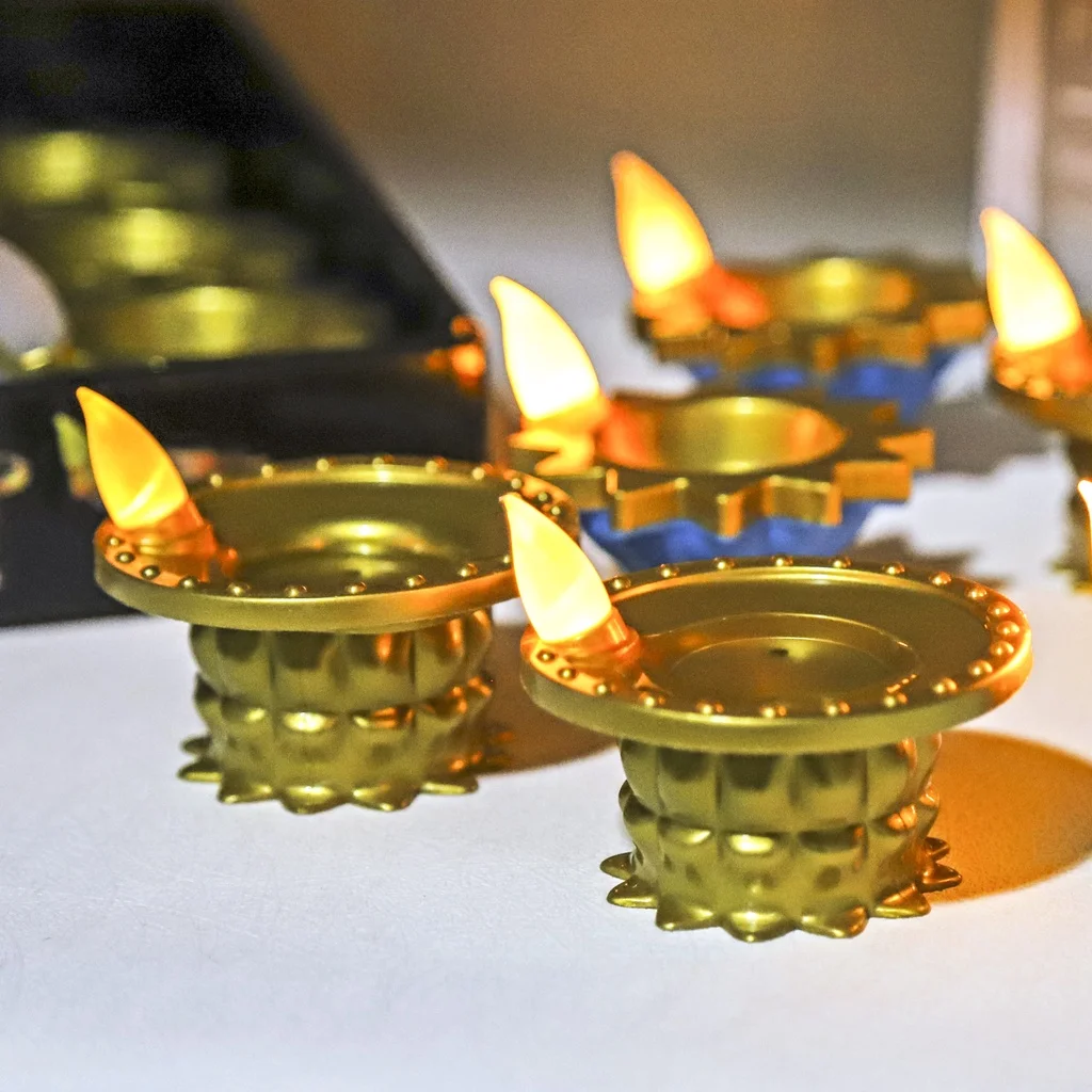 Lighting Decoration For Diwali - Lámpara de vela LED Diwali simulación