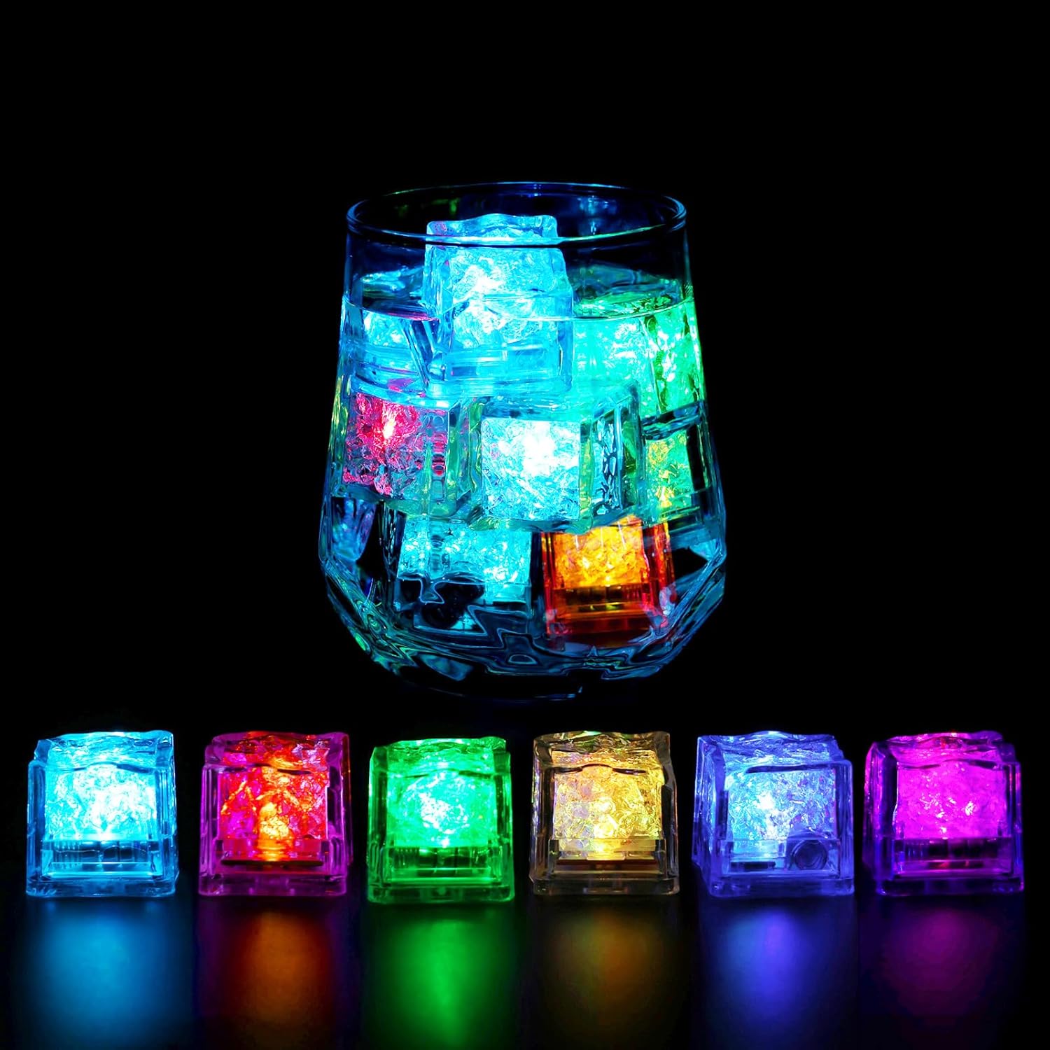 Decor Lighting Pack - Paquete de 50/100 cubitos de hielo