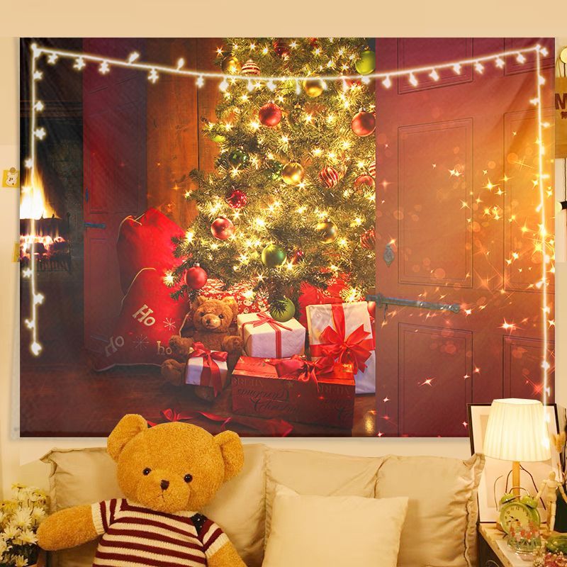 Wall Decor Lighting Tree - Tapiz de Pared VIKAMA, Decoración Navideña