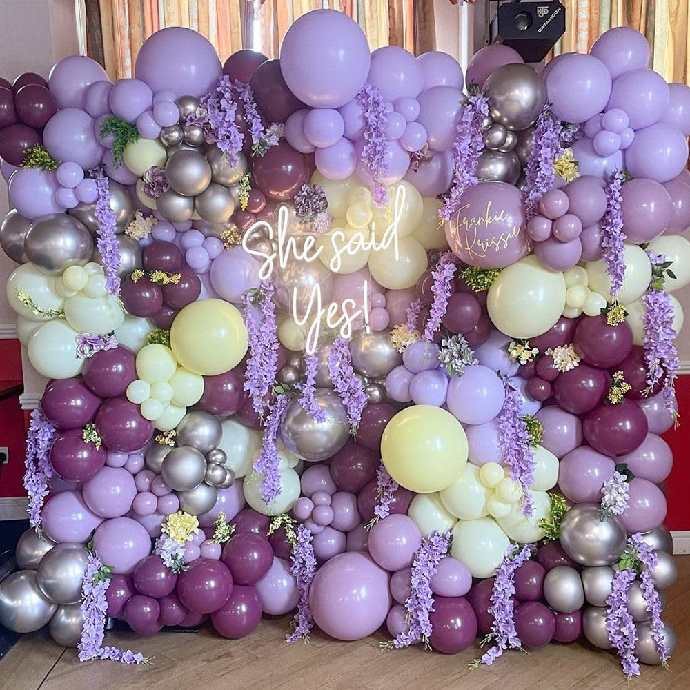 Globo de látex morado claro, 5 - Decor Lighting Pack reseña y precio