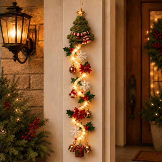 Adorno navideño luminoso para  - Wall Decor Lighting Tree reseña y precio