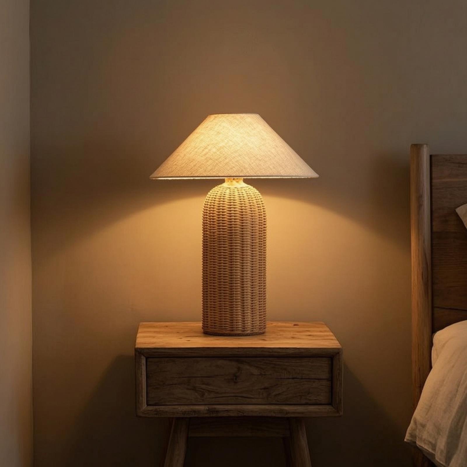 Lámpara de Noche con Base de R - Room Lighting Bedroom Decor reseña y precio