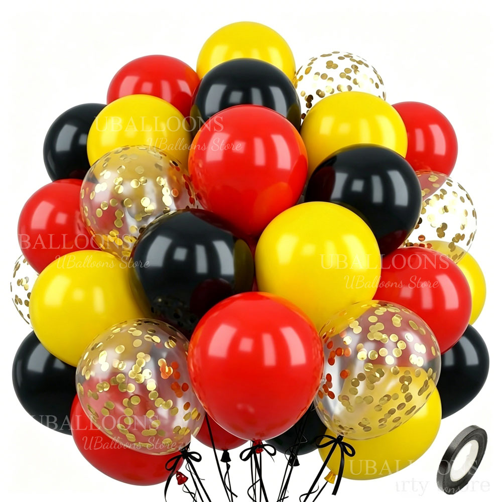 40 globos de fiesta con diseño - Lighting Mcqueen Birthday Decor reseña y precio