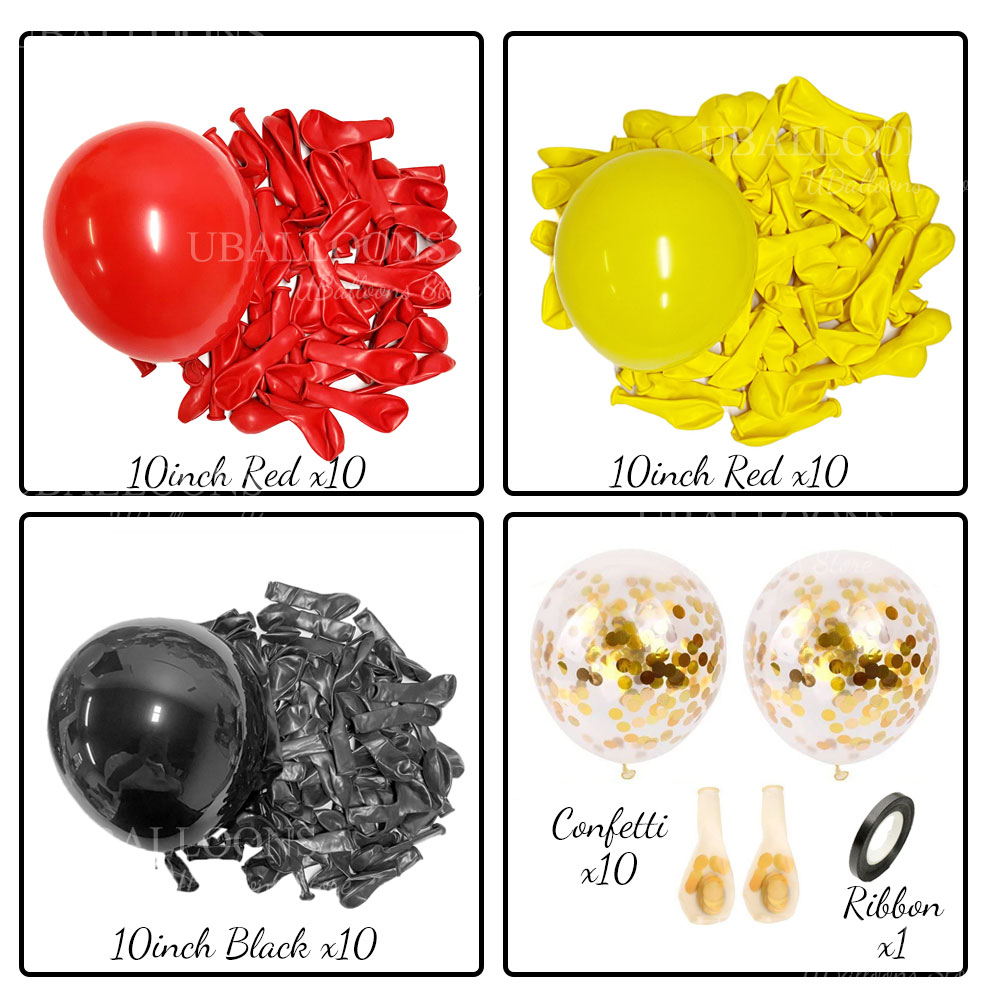 40 globos de fiesta con diseño - Lighting Mcqueen Birthday Decor reseña y precio