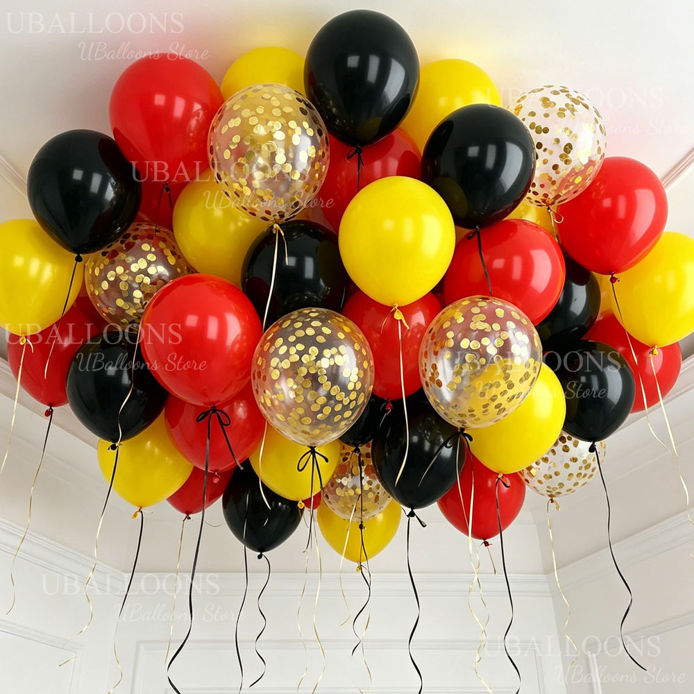 40 globos de fiesta con diseño - Lighting Mcqueen Birthday Decor reseña y precio
