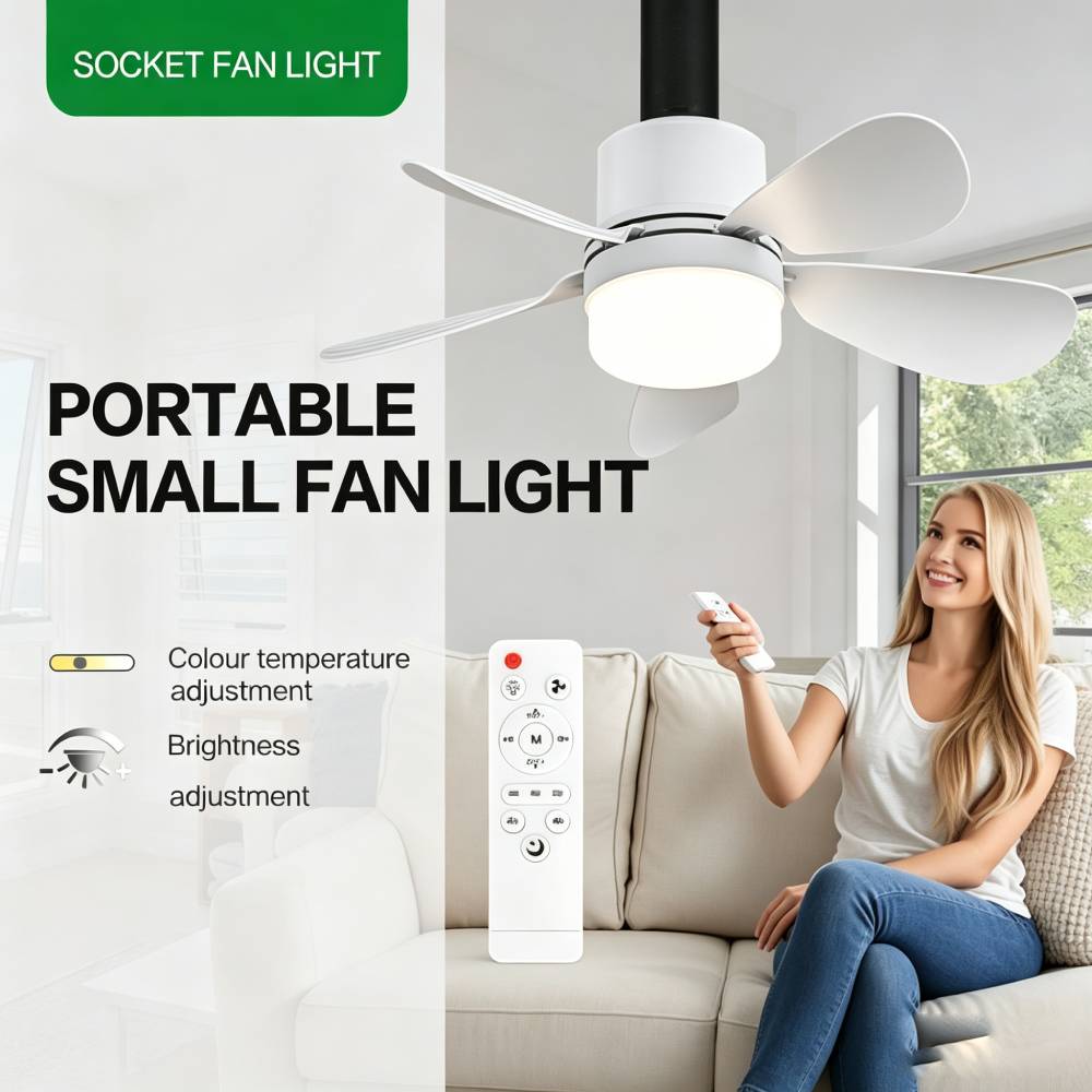 Ventilador de Techo con Luz y  - Lighting Decor For Room reseña y precio