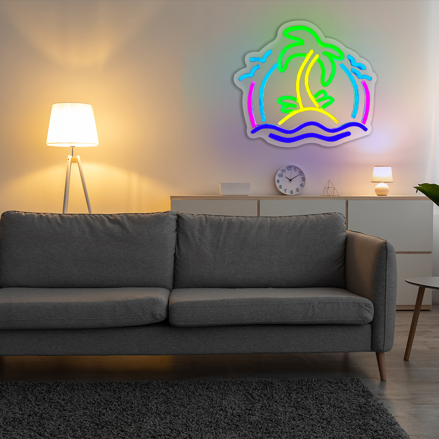 Letrero de Neón con Diseño de  - Wall Decor Lighting Tree reseña y precio