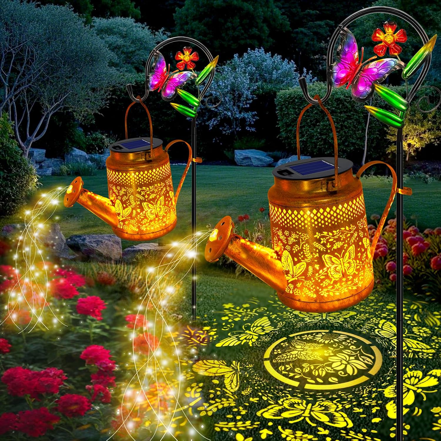 Paquete de 2 Luces Solares Gra - Decor Lighting Pack reseña y precio