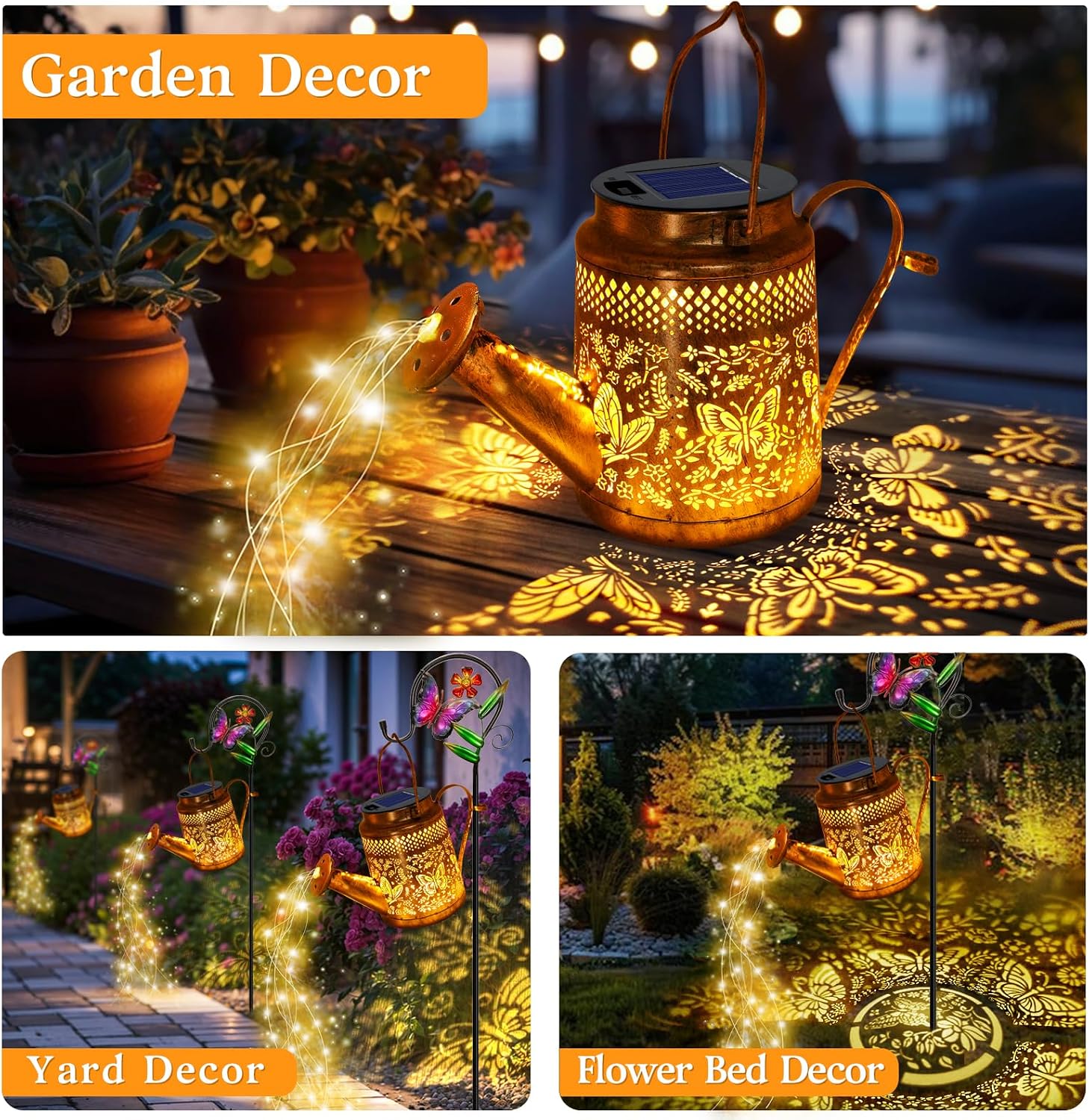 Paquete de 2 Luces Solares Gra - Decor Lighting Pack reseña y precio
