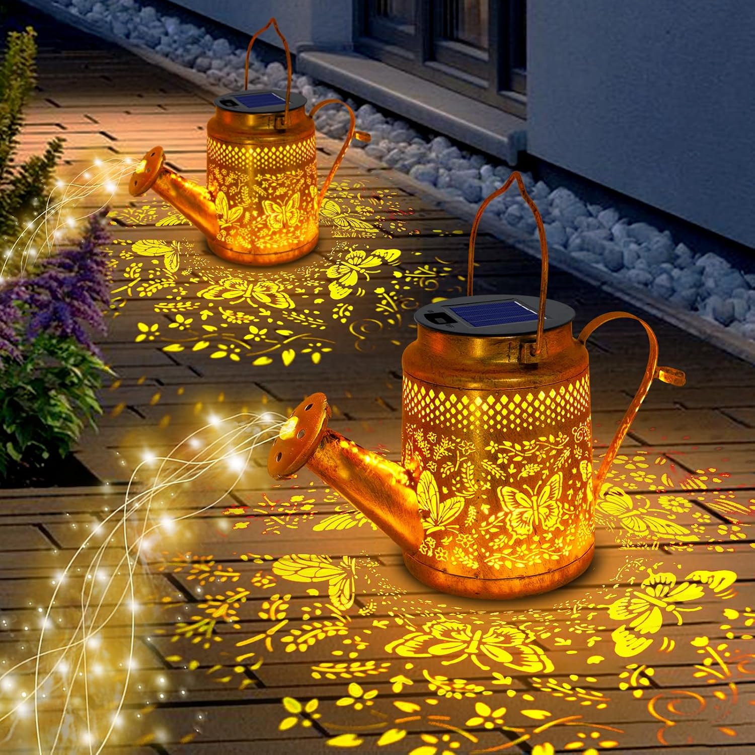 Paquete de 2 Luces Solares Gra - Decor Lighting Pack reseña y precio