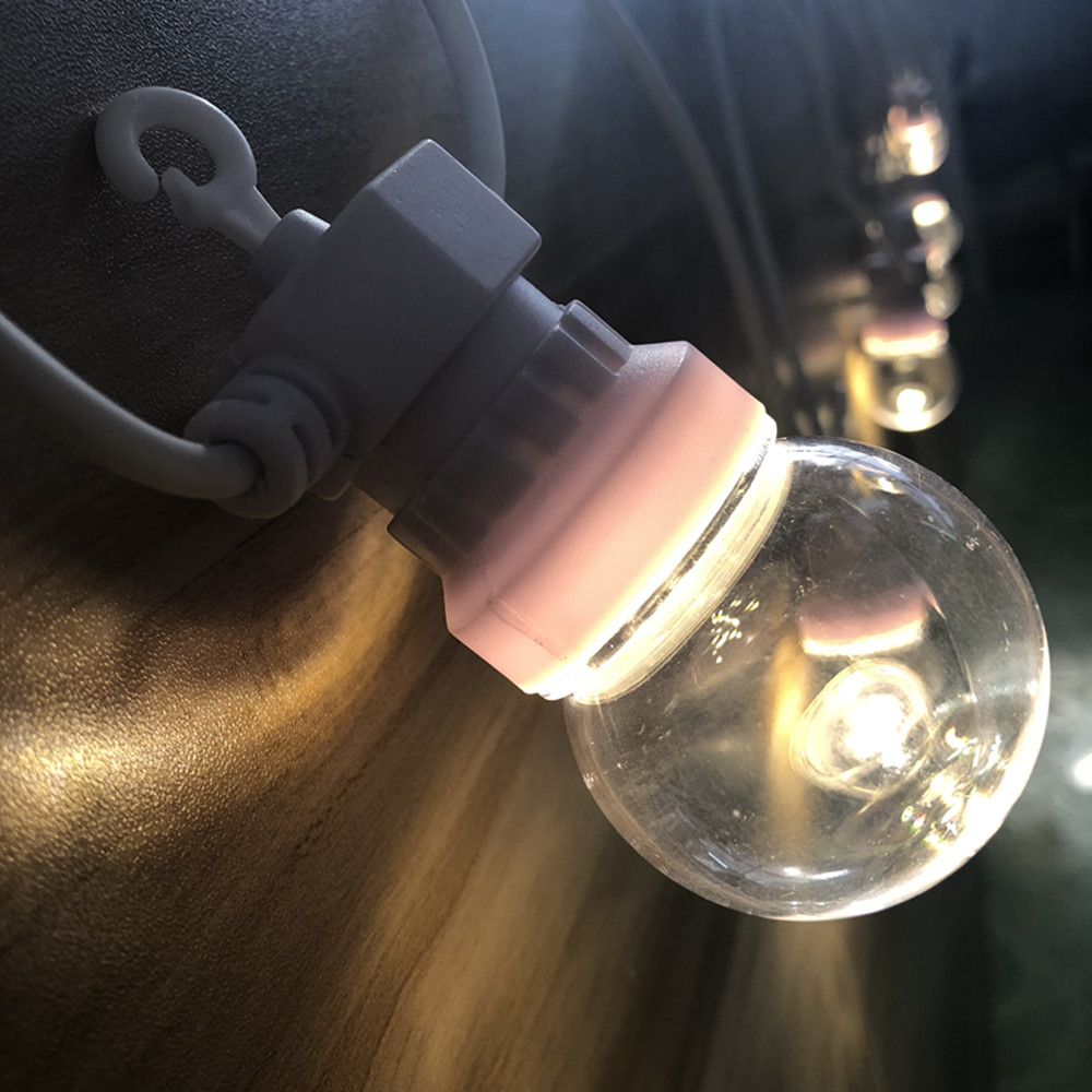 IP65 G50 Cable blanco bola lec - Outdoor Lighting Wedding Decor reseña y precio