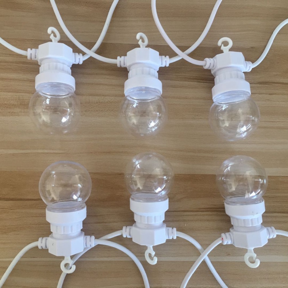 IP65 G50 Cable blanco bola lec - Outdoor Lighting Wedding Decor reseña y precio