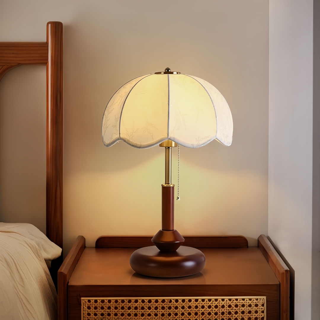Lámpara de Mesa Vintage con Fo - Room Lighting Bedroom Decor reseña y precio
