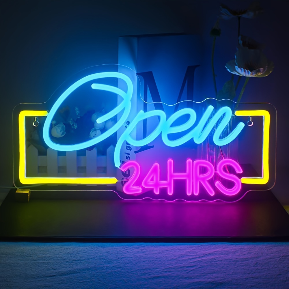 Letreros de neón Led abiertos  - Decor Lighting Opening Hours reseña y precio
