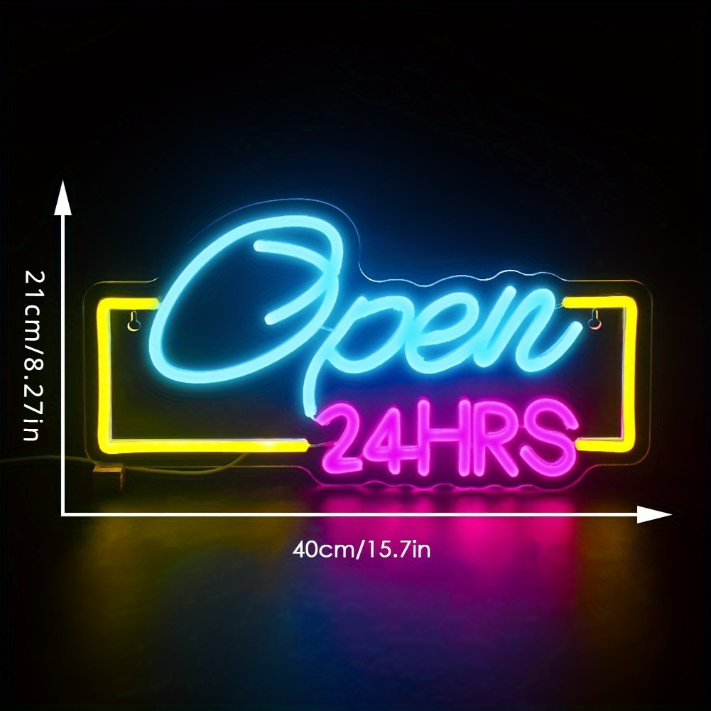 Letreros de neón Led abiertos  - Decor Lighting Opening Hours reseña y precio