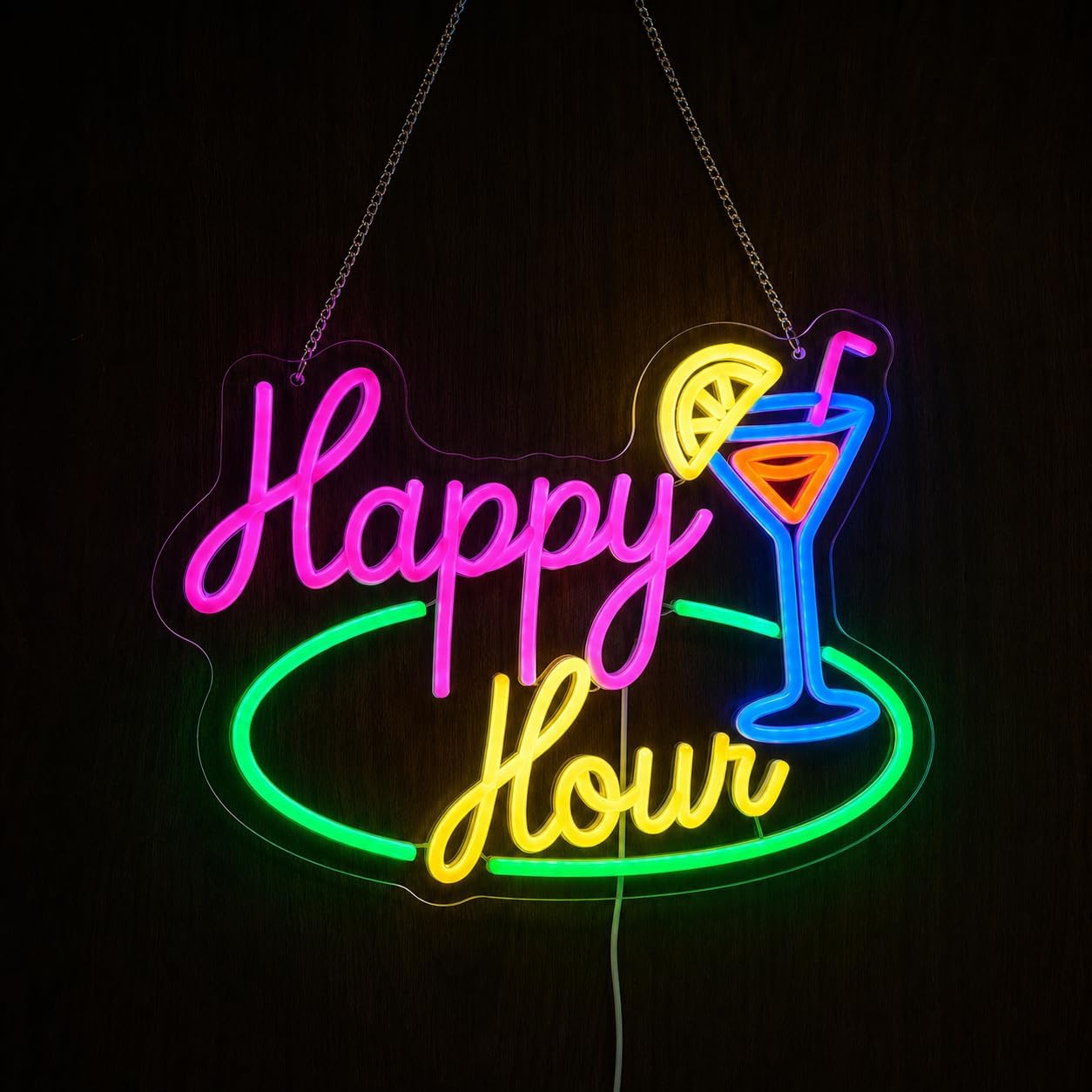 Letrero LED de neón con diseño - Decor Lighting Opening Hours reseña y precio