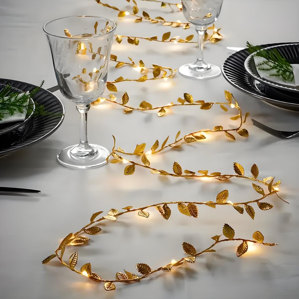 Luces LED Románticas con Hojas - Lighting Decoration For Diwali reseña y precio