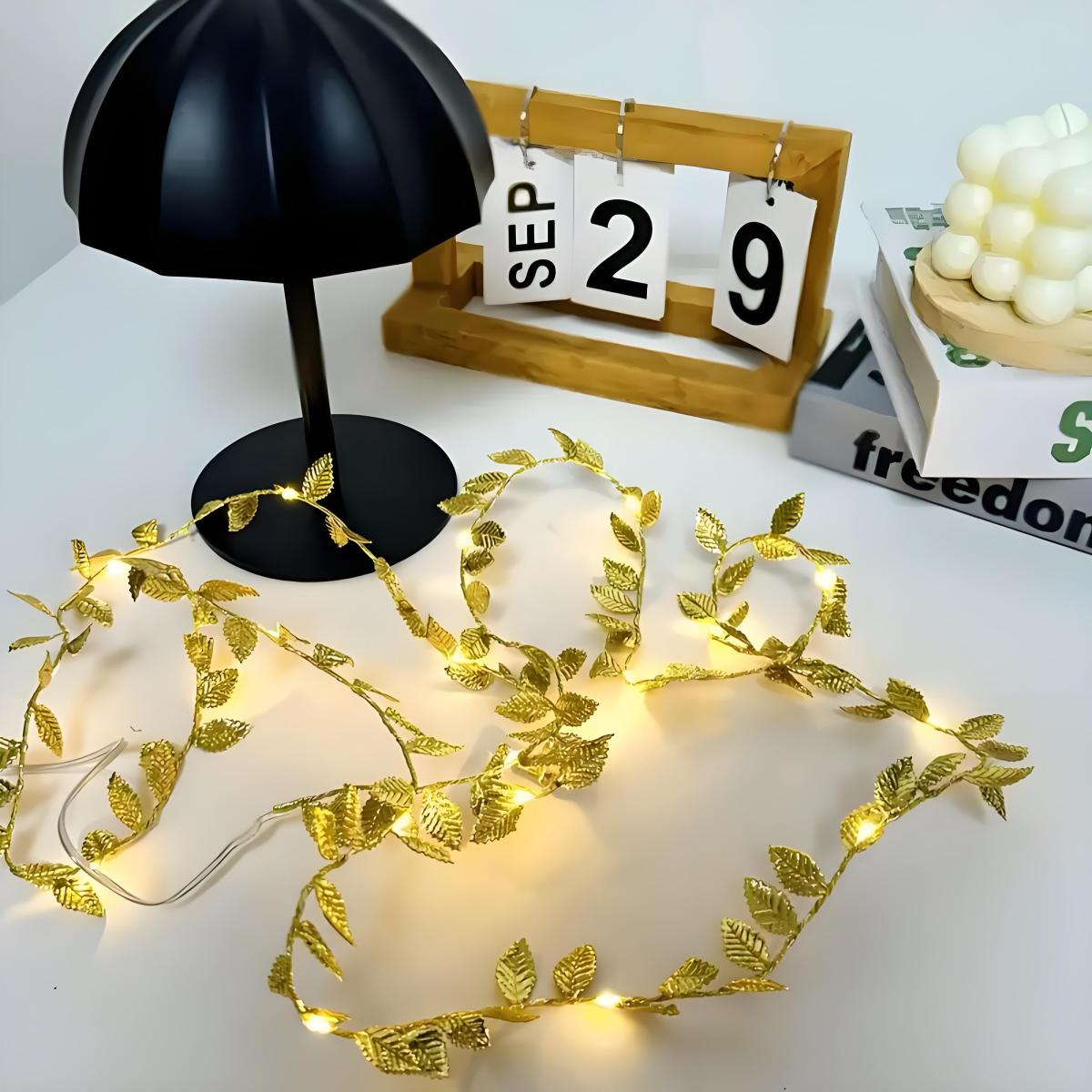 Luces LED Románticas con Hojas - Lighting Decoration For Diwali reseña y precio