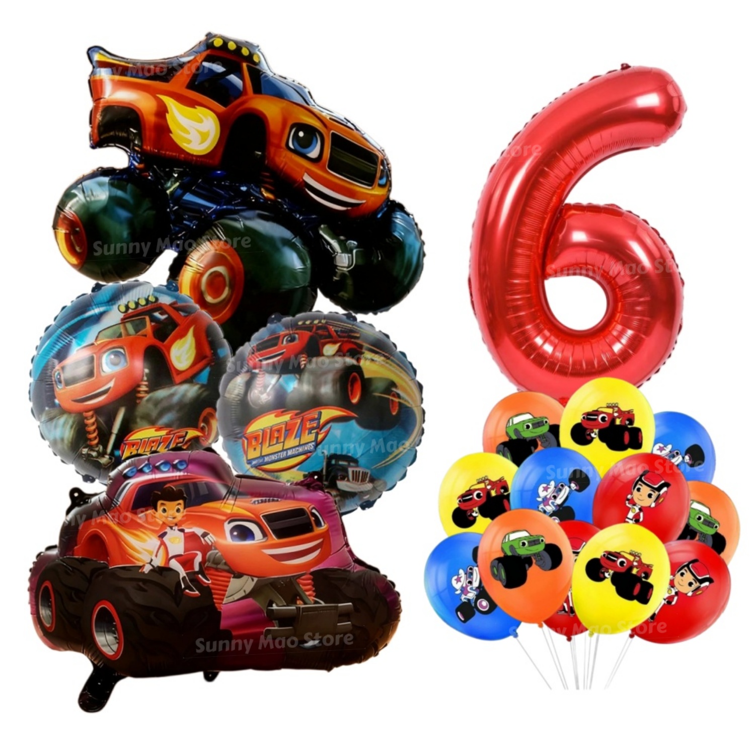 Decoración para Fiesta de Cump - Lighting Mcqueen Birthday Decor reseña y precio