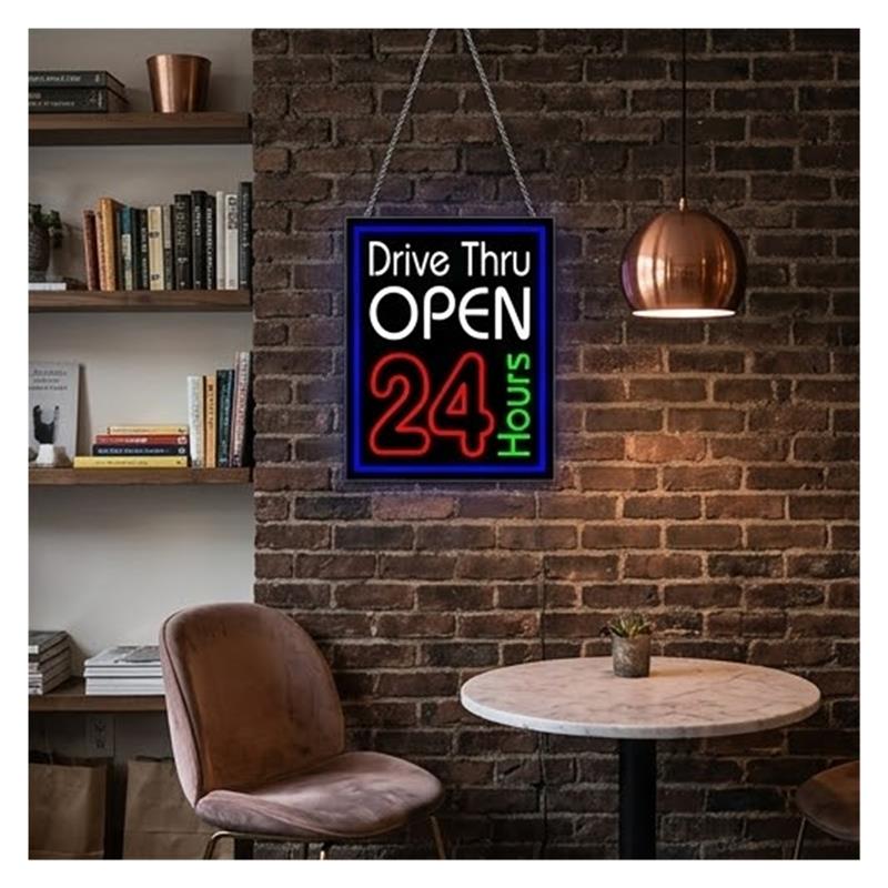 Letrero Luminoso de Neón 'Driv - Decor Lighting Opening Hours reseña y precio