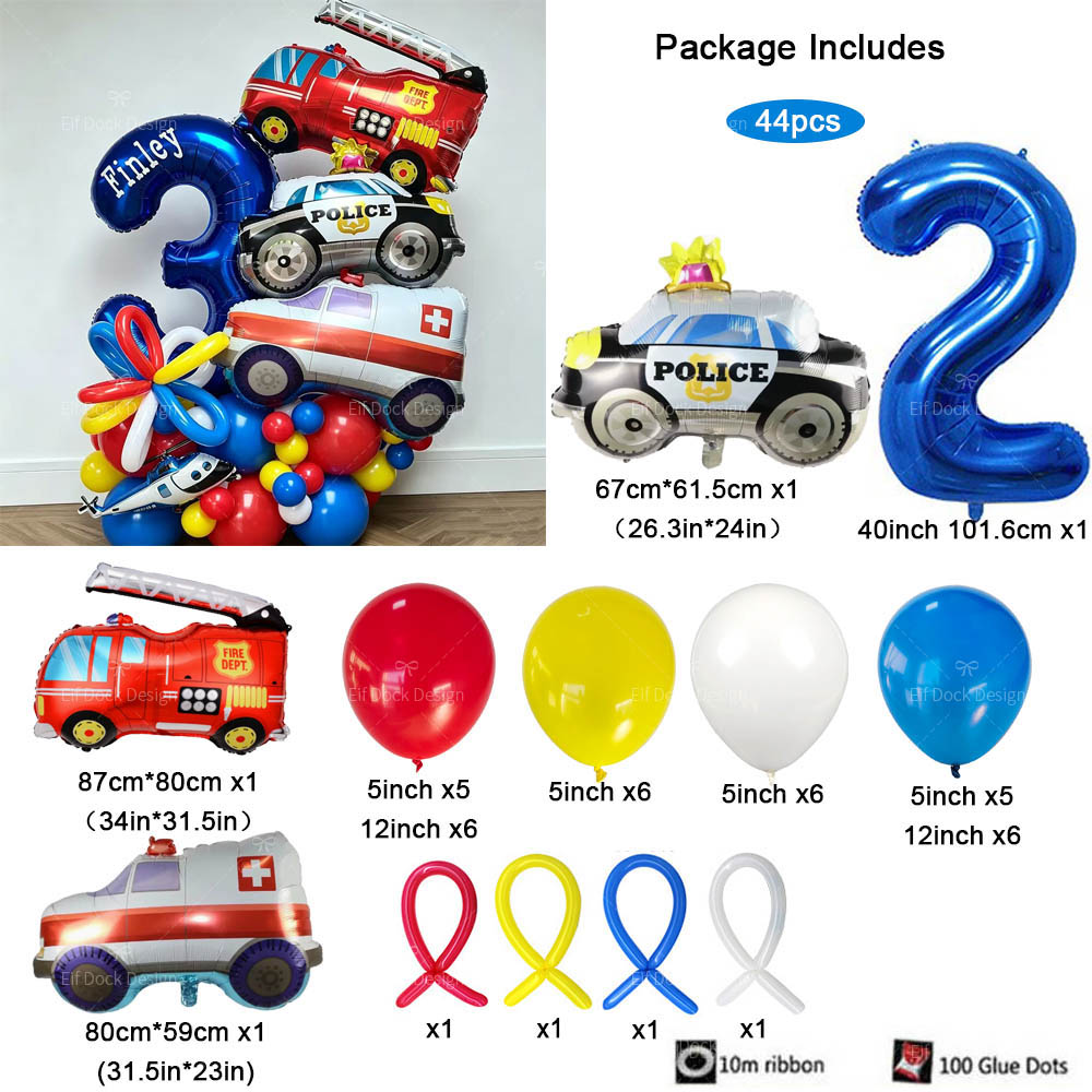 1 Juego de Globos de Aluminio  - Lighting Mcqueen Birthday Decor reseña y precio