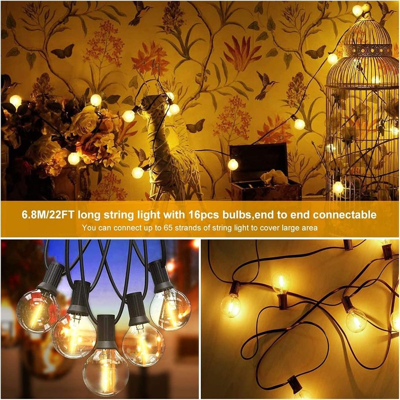 Cadena de Luces LED para Exter - Outdoor Lighting Wedding Decor reseña y precio