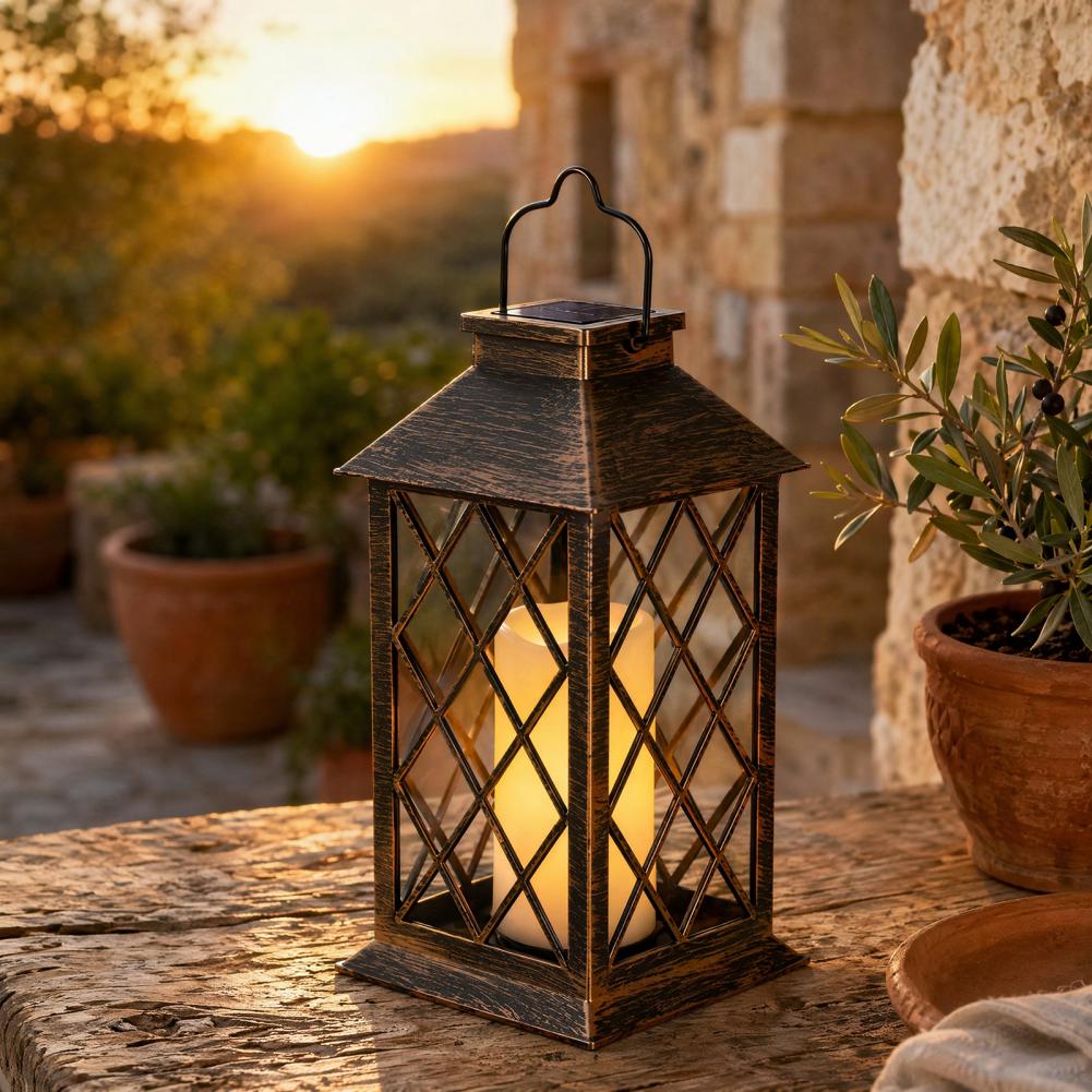 Linterna Solar Retro, Lámpara  - Lighting Decor Outdoor reseña y precio