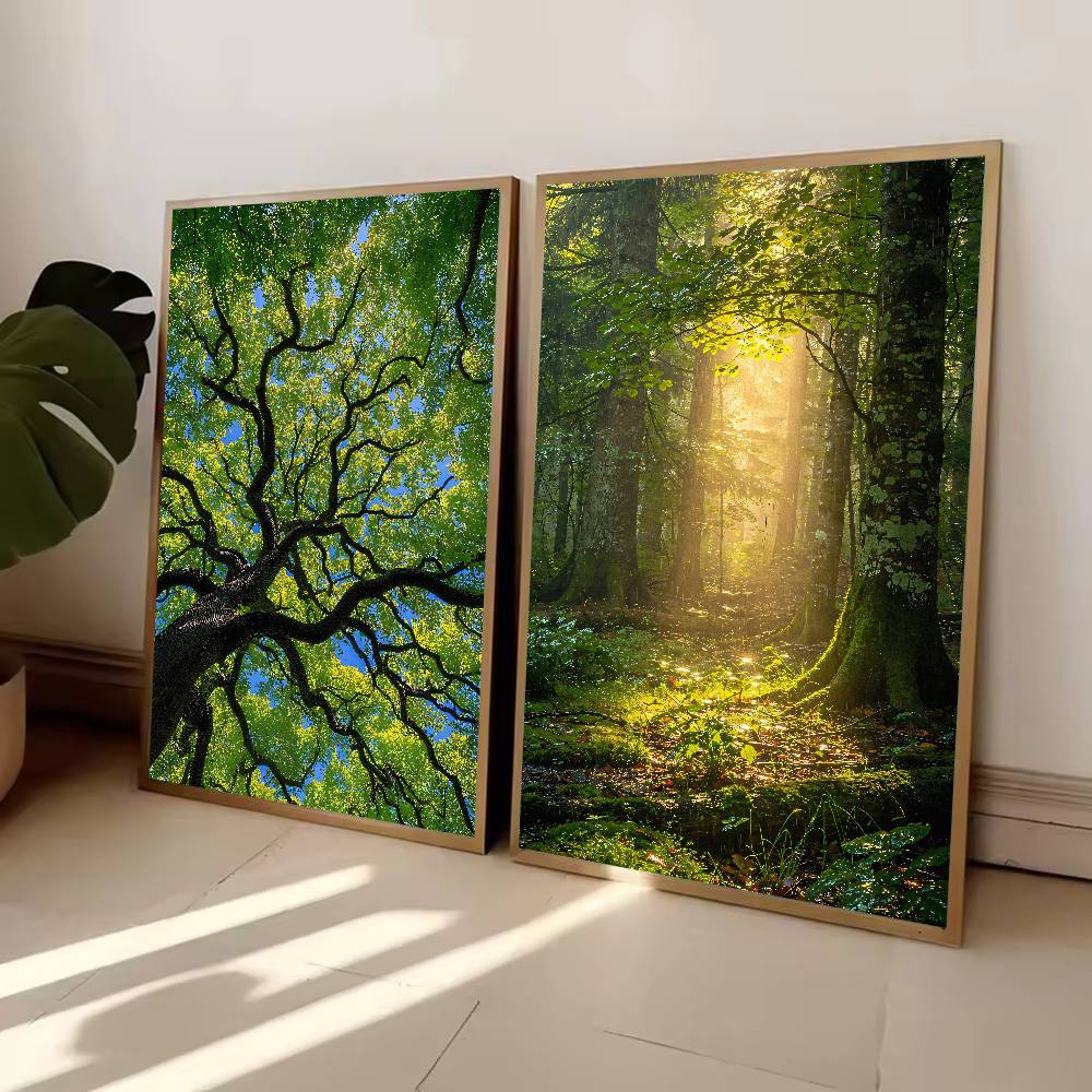 Póster de la naturaleza del bo - Wall Decor Lighting Tree reseña y precio