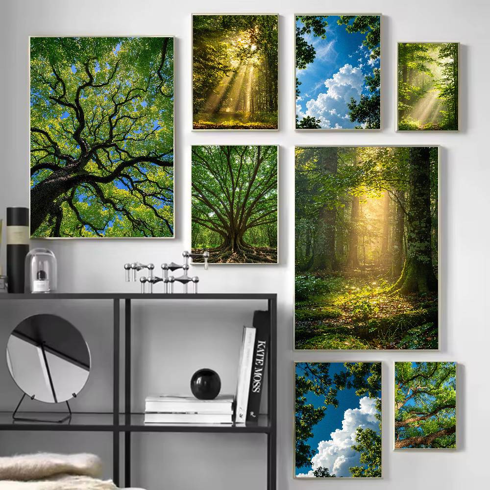 Póster de la naturaleza del bo - Wall Decor Lighting Tree reseña y precio