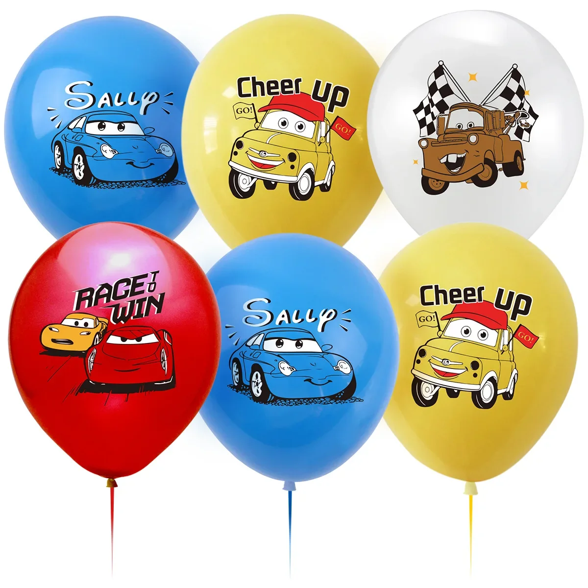 Globos de Látex de 12 Pulgadas - Lighting Mcqueen Birthday Decor reseña y precio