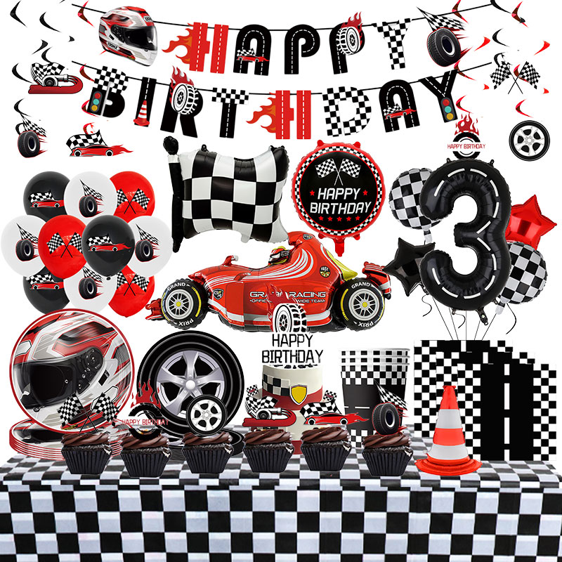 Decoración de fiesta de cumple - Lighting Mcqueen Birthday Decor reseña y precio