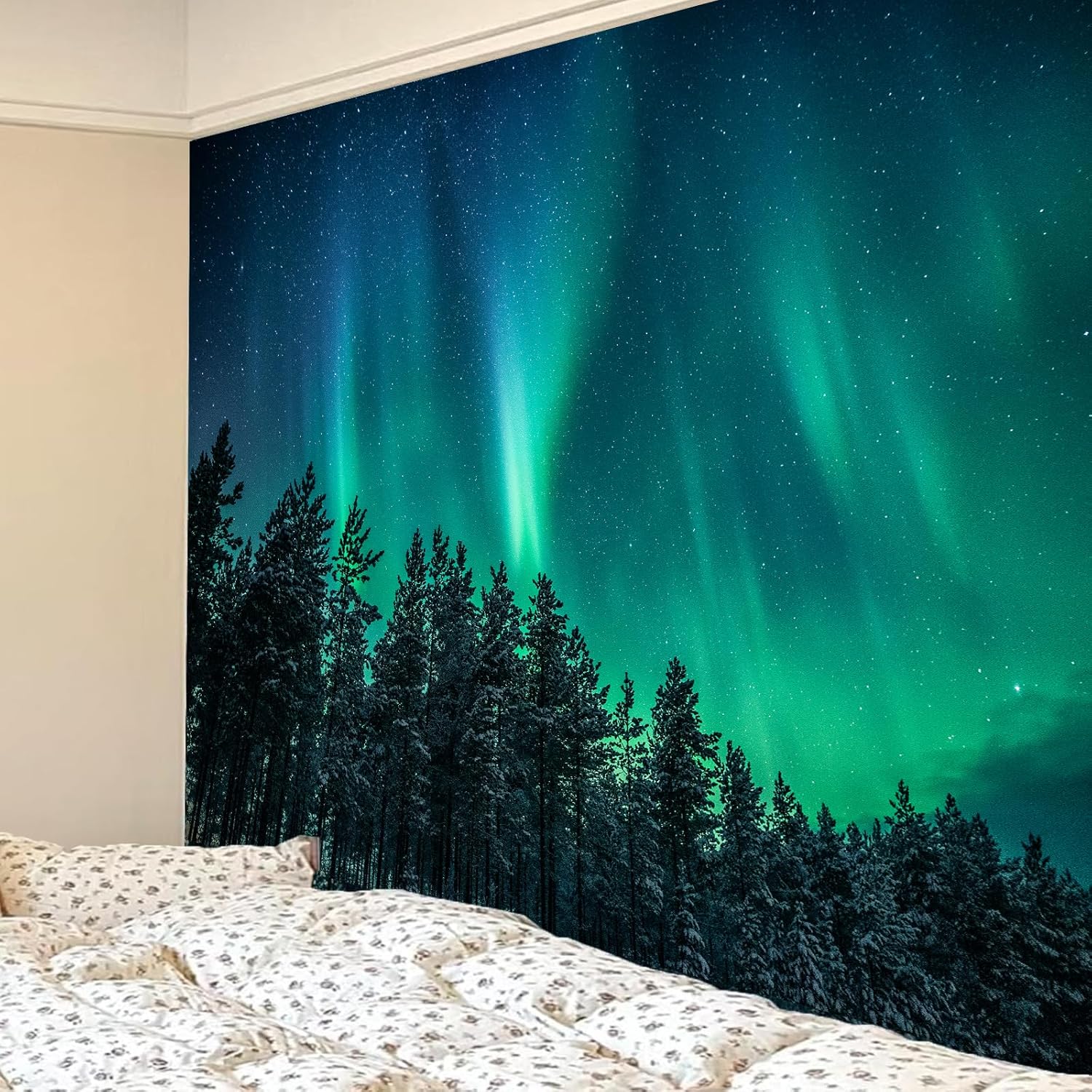 Tapiz grande con diseño de aur - Wall Decor Lighting Tree reseña y precio