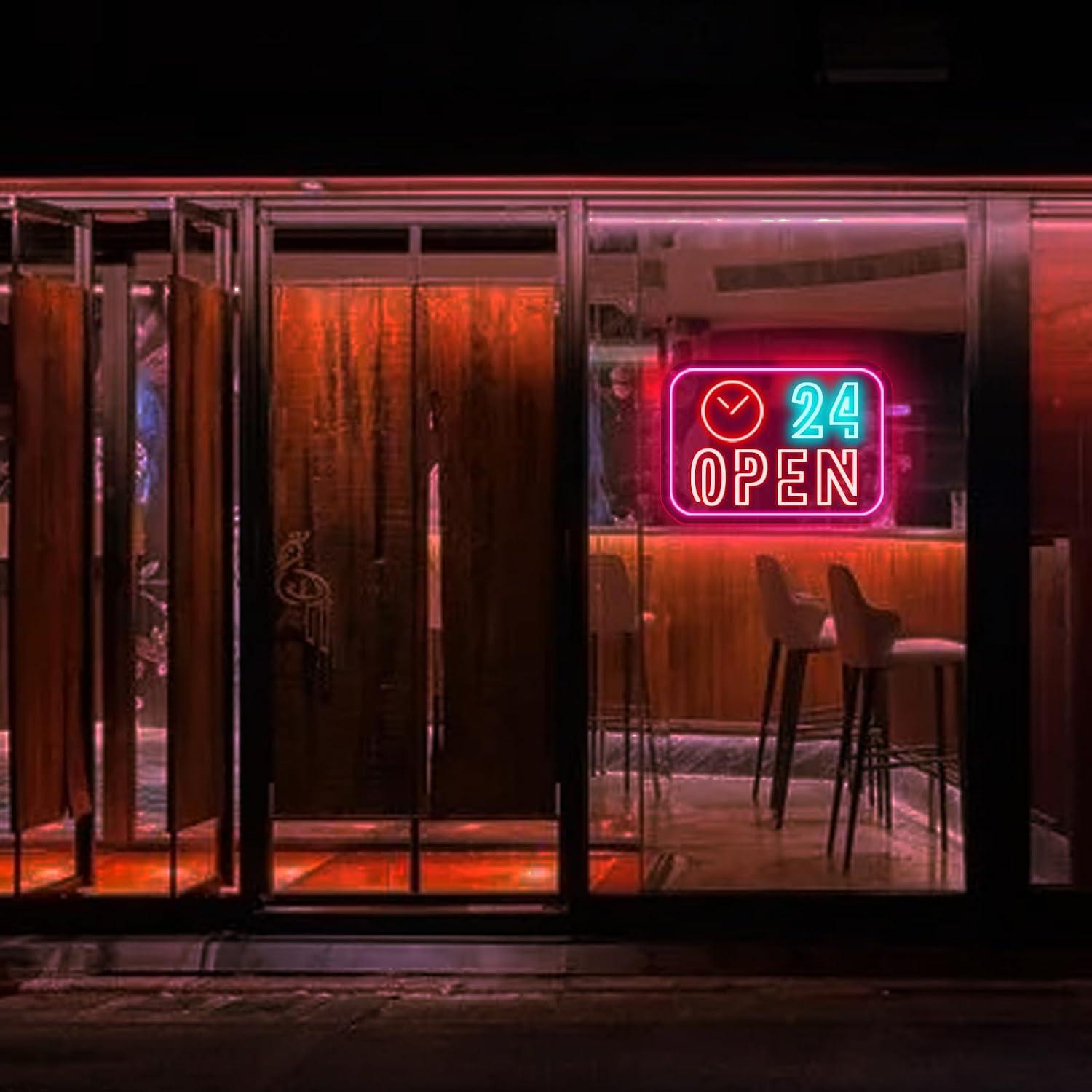 Letrero de neón con forma de r - Decor Lighting Opening Hours reseña y precio