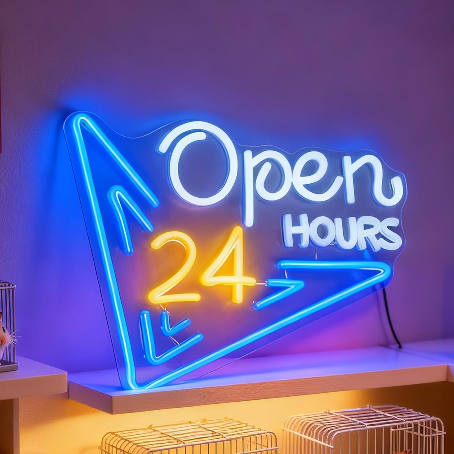 Letrero Luminoso LED de Neón A - Decor Lighting Opening Hours reseña y precio