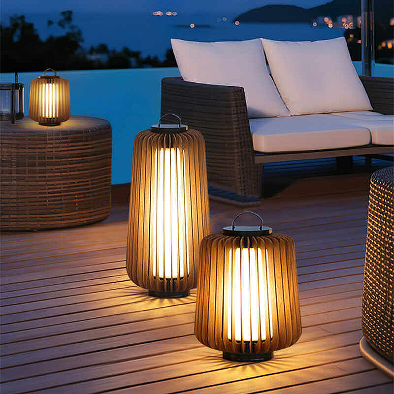 Lámpara de pie luminosa para p - Lighting Decor Outdoor reseña y precio